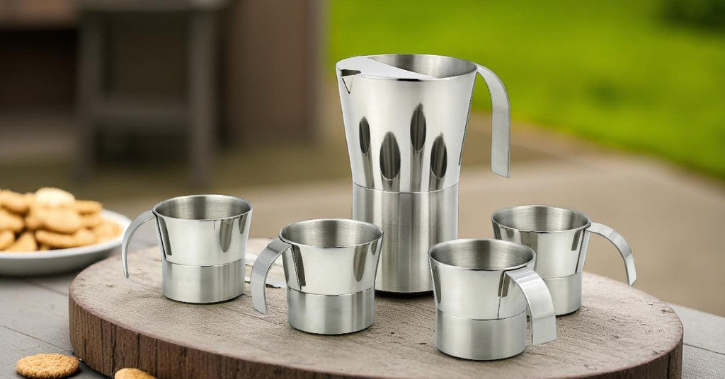 Ditch the Plastic: Why Our Stainless Steel Pitcher & Cups Are the Perfect Outdoor Essential