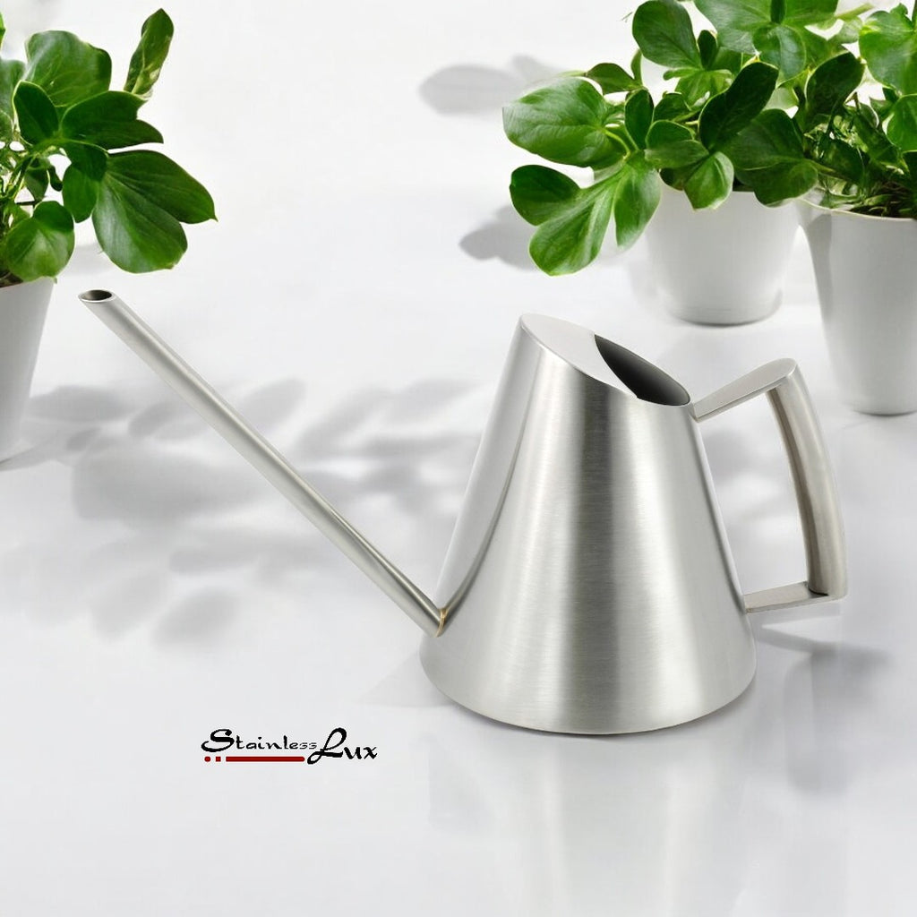 Elegance and Durability in Every Drop – The Stainless Steel Watering Can