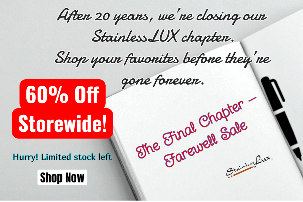 Final Farewell Sale – 60% OFF Everything Before We Say Goodbye