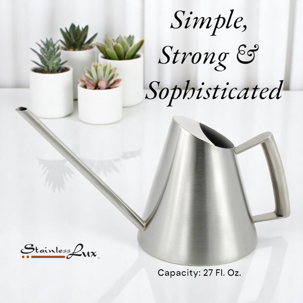 Watering, Refined: The Stainless Steel Watering Can That Balances Form & Function
