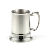StainlessLUX 77311 Brilliant Stainless Steel Beer Mugs / Craft Beer Steins (4 Mugs / Set)