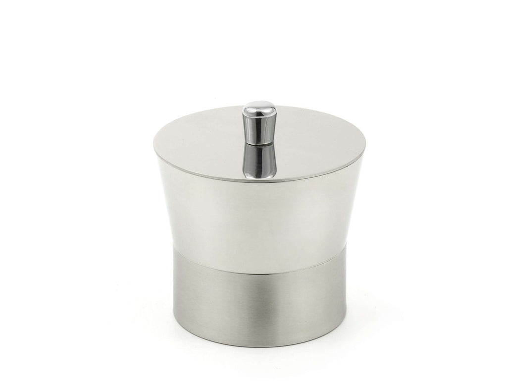 StainlessLUX 71188 Two-tone Stainless Steel Cotton Ball Canister