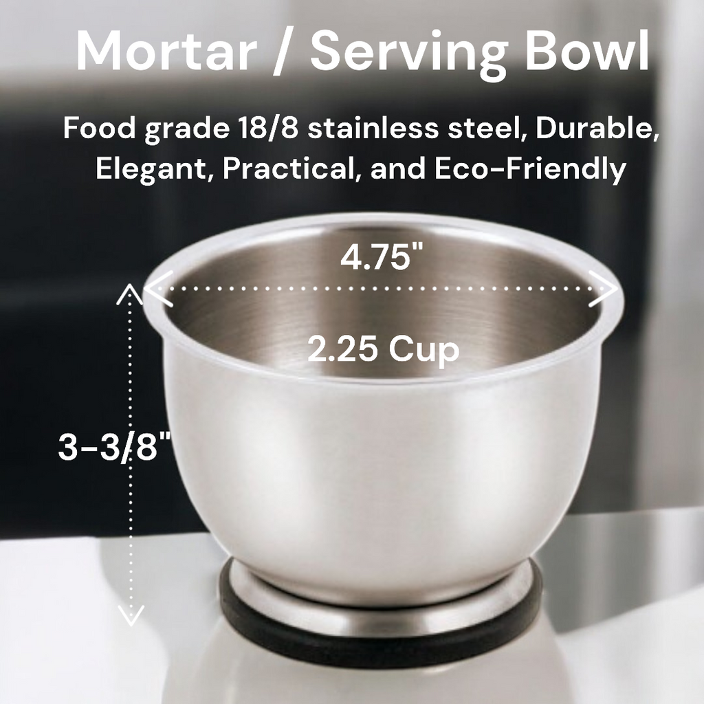 Upgrade Your Kitchen with Our Stainless Steel Mortar & Serving Bowl – Now Only $9.99!