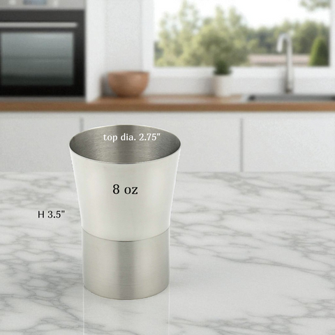 StainlessLUX 71185 Two-tone Stainless Steel Tumbler (8 Oz)