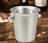 StainlessLUX 73162 Brushed Stainless Steel Ice Bucket - Large (4.5 Liters)