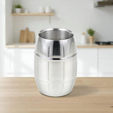 StainlessLUX 73205 Double-Walled Stainless Steel Barrel-Shape Cup (16 oz) - Last One