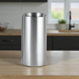 StainlessLUX 73261 Double Walled Stainless Steel Drinking Glass, 12-Ounce/1.5-Cup