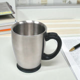 StainlessLUX 73297 Brushed Double-walled Stainless Steel Mug (16 Oz.)