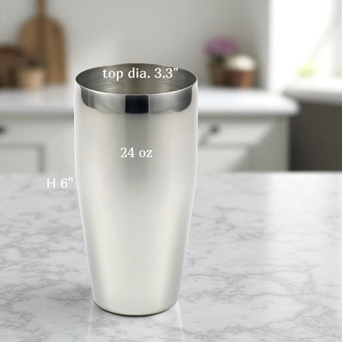 StainlessLUX 73305 Stainless Steel 24 oz Tumbler – Elegant Tulip Design, Doubles as a Vase
