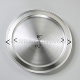 StainlessLUX 75098 Stainless Steel Brushed finish Round Charger Plate / Service Tray – 12.75"