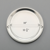 StainlessLUX 75101 Stainless Steel Brilliant reflective finish Round Charger Plate / Service Tray – 12.75"