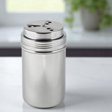 StainlessLUX 75154 Brushed Stainless Steel Spice Shaker / Cheese Shaker