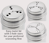 StainlessLUX 75154 Brushed Stainless Steel Spice Shaker / Cheese Shaker