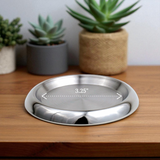 StainlessLUX 76129 Brilliant Stainless Steel Candle Holder for 2-inch to 3-inch Pillar Candles