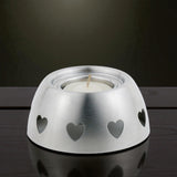 StainlessLUX 76133 Brushed Stainless Steel Tealight Candle Holder
