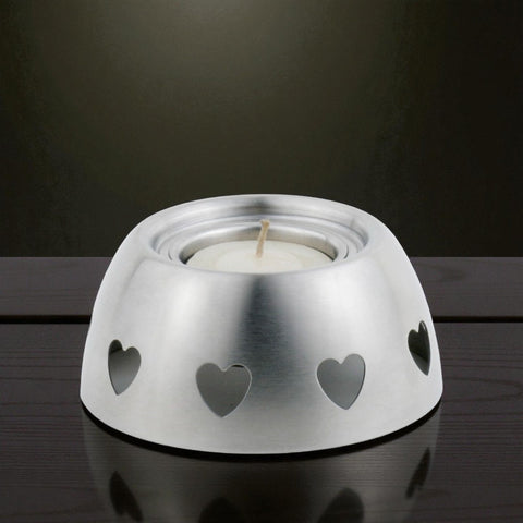 StainlessLUX 76133 Brushed Stainless Steel Tealight Candle Holder