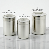 StainlessLUX 77406 Brillant Stainless Steel Canister Set