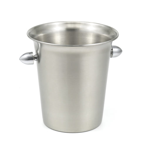 StainlessLUX 75551 Large Brushed Stainless Steel Mortar and Pestle