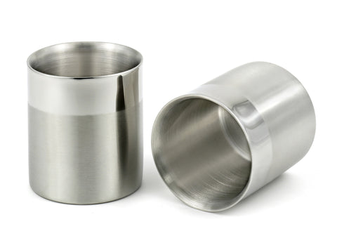 Small & Large Stainless-Steel Mug Set